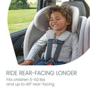 Britax - One4life Slim Us Convertible Car Seat, Sea Foam Image 7