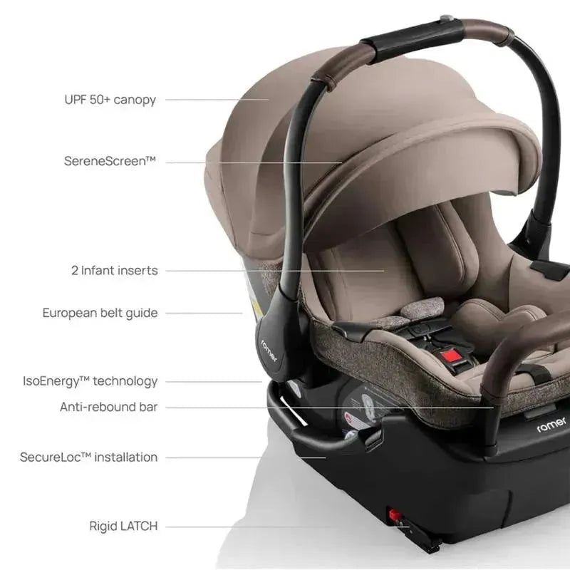 Romer - Juni Infant Car Seat, Truffle Image 5