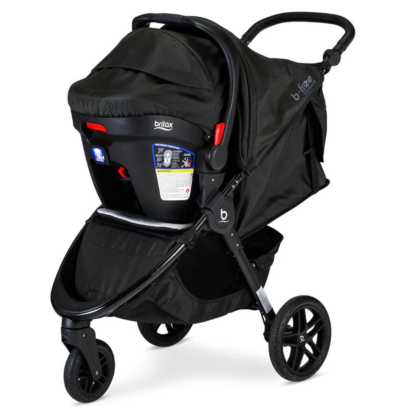 Britax - Travel System B-Free Premium & B-Safe Gen2 FlexFit Plus, Black Image 2