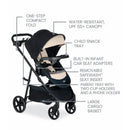 Britax Willow Brook S + Travel System with Alpine Anti-Rebound Base - Sand Onyx Image 4