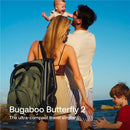 Bugaboo Butterfly 2 Complete Stroller, Black/Dusty Pink Image 2
