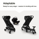 Bugaboo Butterfly 2 Complete Stroller, Black/Dusty Pink Image 6