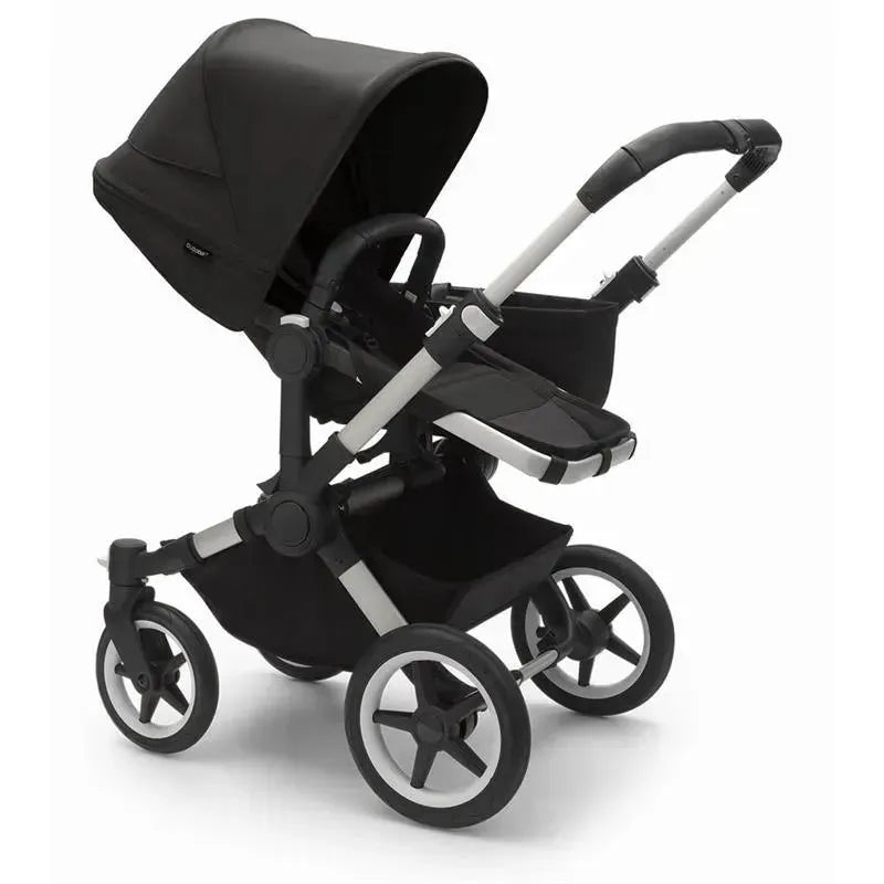 Bugaboo - Donkey 5 Mono Complete Single-to-Double Stroller, Aluminum/Midnight Black Image 3