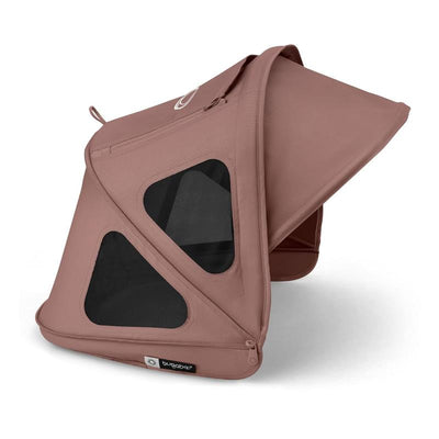 Bugaboo Dragonfly Breezy Sun Canopy with Ventilation Panels & Built-in Mosquito Net Dusty Pink Image 1