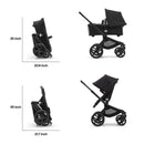 Bugaboo - Fox 5 Complete Stroller, Black/Midnight Black Image 10