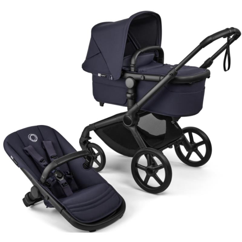 Bugaboo - Fox 5 Renew Complete Bassinet & Seat, Deep Indigo Image 1