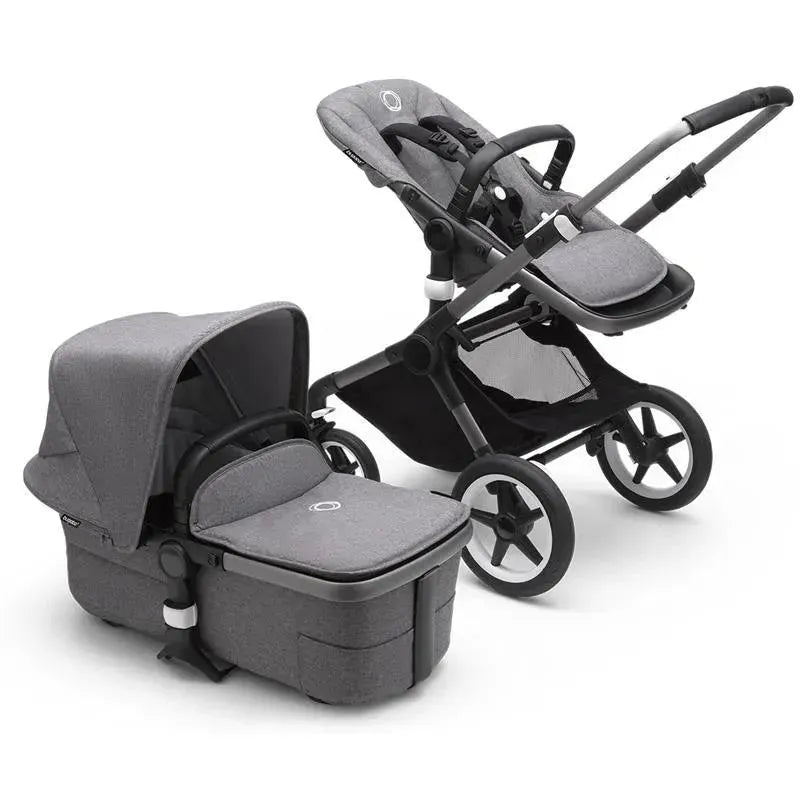 Bugaboo - Fox3 Complete Stroller, Graphite/Grey Melange Image 1