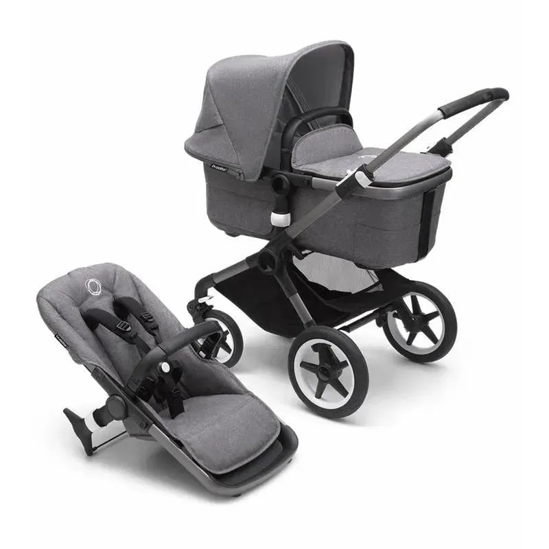 Bugaboo - Fox3 Complete Stroller, Graphite/Grey Melange Image 2