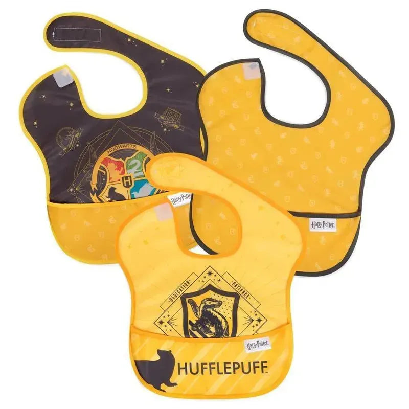 Bumkins 19 - Harry Potter Superbib 3 Pack, Hufflepuff Image 1