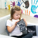 Bumkins 2Pk Reusable Sandwich & Snack Bags, Be Kind Image 3