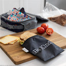 Bumkins 2Pk Reusable Sandwich & Snack Bags, Be Kind Image 6