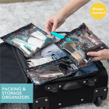 Bumkins 3Pk Born This Way Foundation Clear Travel Bag, Channel Kindness Image 2