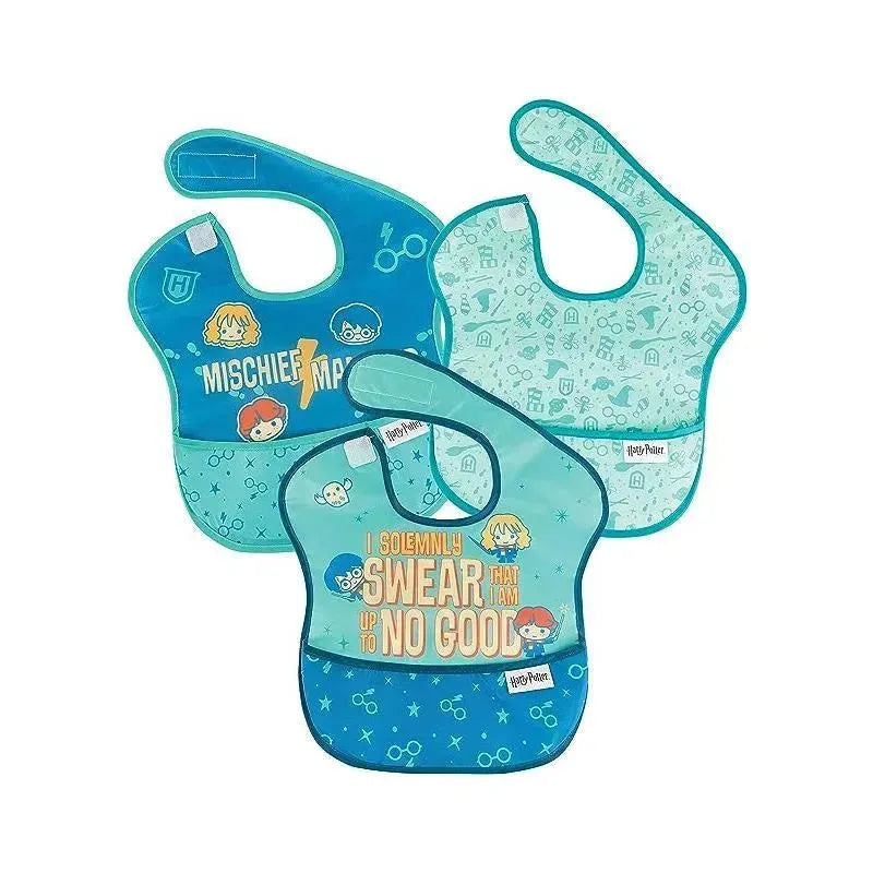 Bumkins - 3Pk Harry Potter Mischief Managed Superbib  Image 1