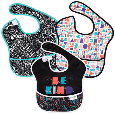 Bumkins 3Pk SuperBib Baby & Toddler for, Be Kind Image 1