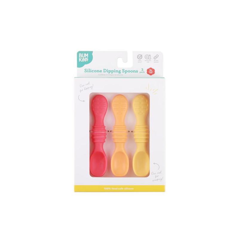 Bumkins - Baby Silicone Dipping Spoons - Tutti Frutti Image 2