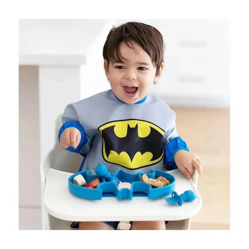 Bumkins - Dc Comics Costume Sleeved Bib Batman Comic Image 2