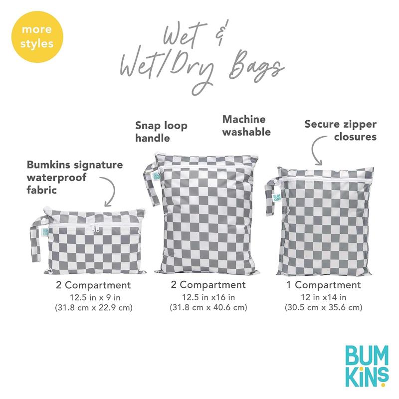 Bumkins Born This Way Foundation Wet/Dry Bag, Be Kind Image 3