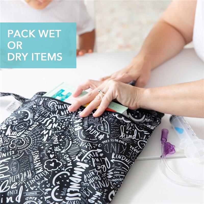 Bumkins Born This Way Foundation Wet/Dry Bag, Be Kind Image 5