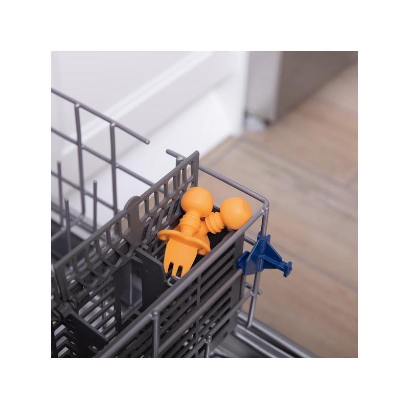 Bumkins - Chewtensils baby utensils set - Tangerine Image 4