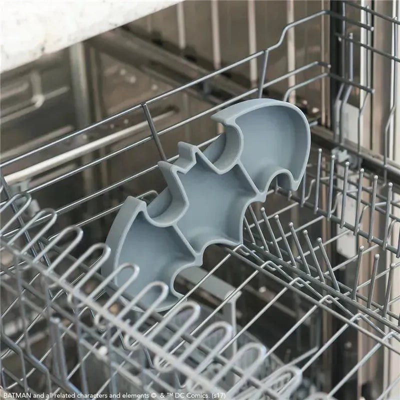 Bumkins - Dc Comics Silicone Grip Dish, Batman Image 9