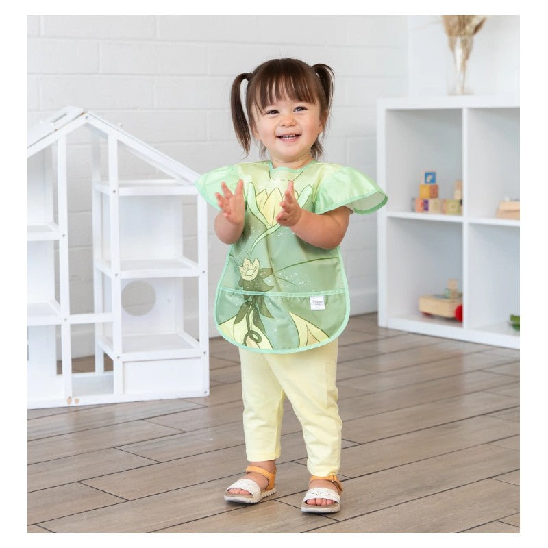 Bumkins Disney Ruffle Apron Bib - Tiana Image 2