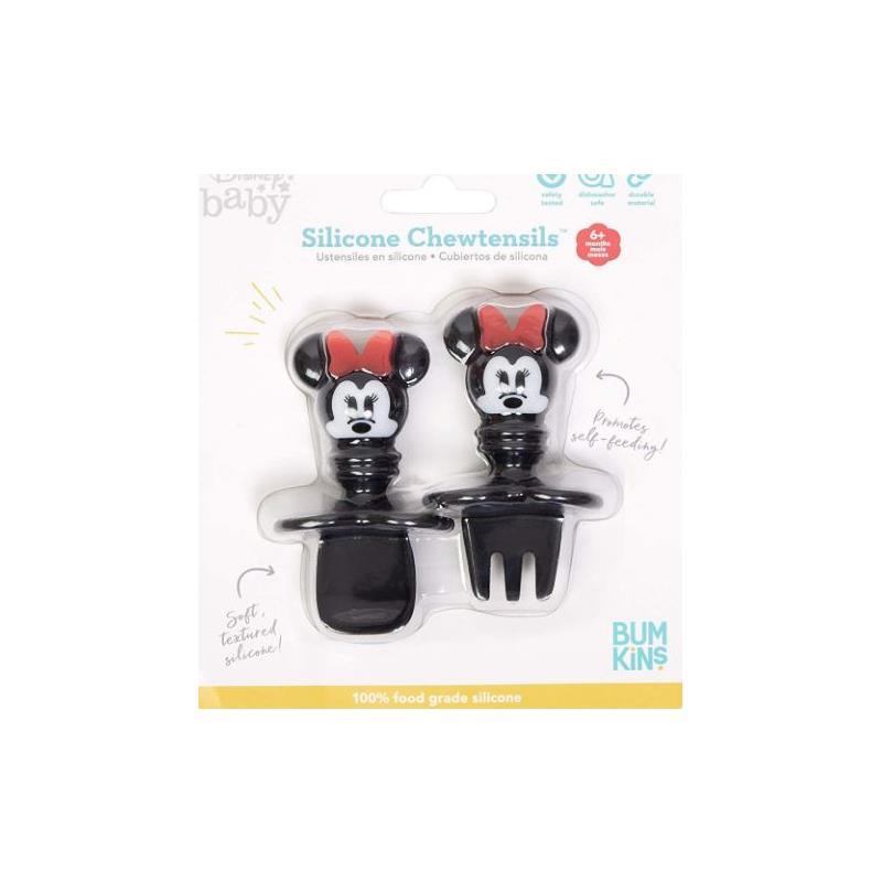 Bumkins Disney Silicone Chewstensils - Minnie Mouse Image 4