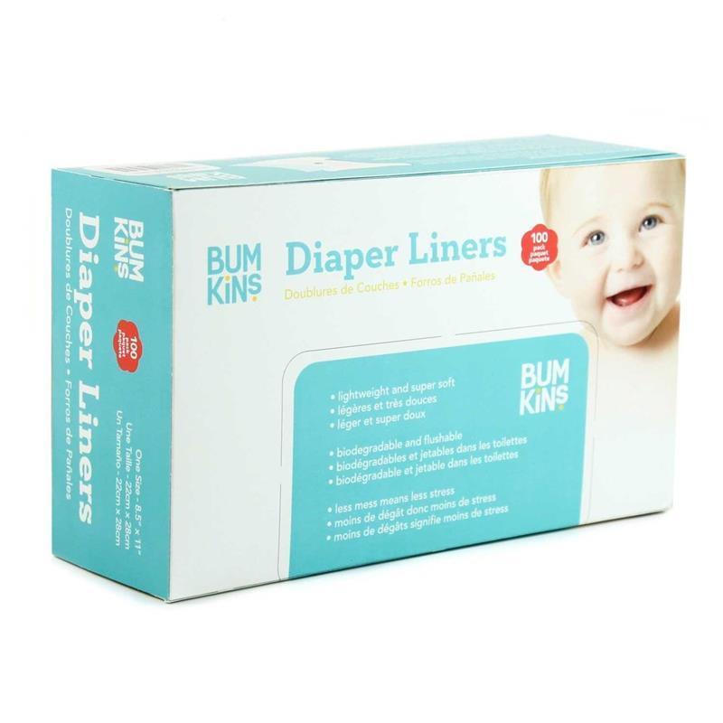 Bumkins Flushable Diaper Liners, 100-Count Image 6