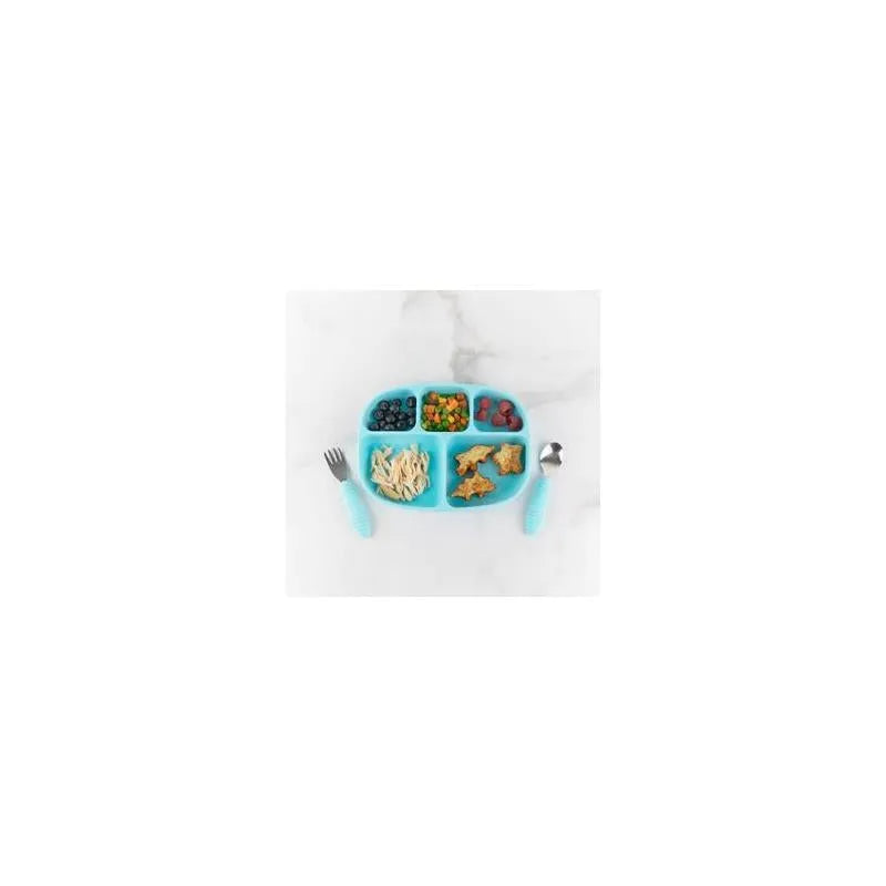 Bumkins - Grip Dish And Stretch Lid, Blue Image 7