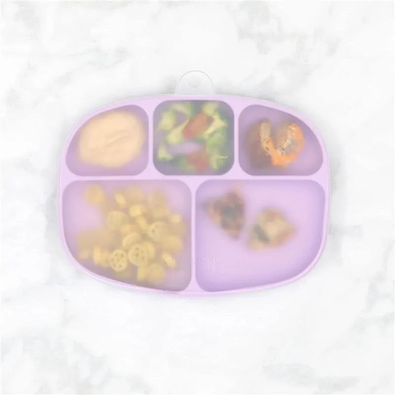 Bumkins - Grip Dish And Stretch Lid, Lavender Image 3