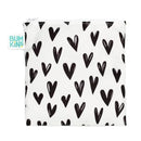 Bumkins Large Reusable Snack Bag, Hearts Image 1