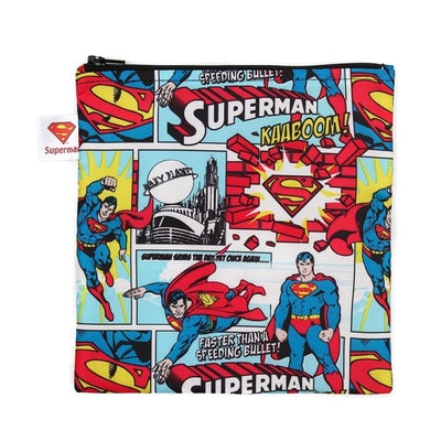 Bumkins Reusable Sandwich & Snack Bags, DC Comics Superman Image 1