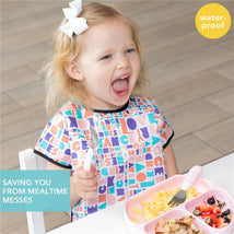 Bumkins Short Sleeve Bib Born This Way Kindness Image 2