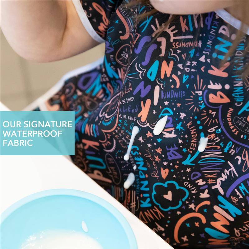 Bumkins Short Sleeve Bib for Toddler & Kids, Born This Way Image 3