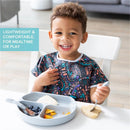 Bumkins Short Sleeve Bib for Toddler & Kids, Born This Way Image 4