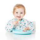 Bumkins Silicone Grip Dish, Blue Image 3