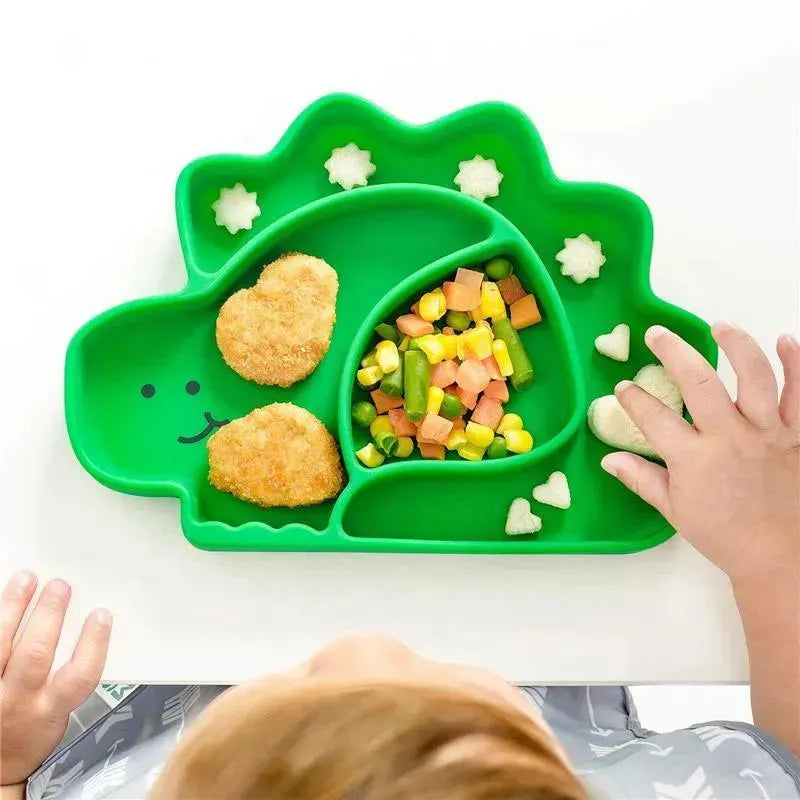 Bumkins Silicone Grip Dish - Dinosaur Image 8