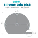 Bumkins Silicone Grip Dish - Sand Image 10