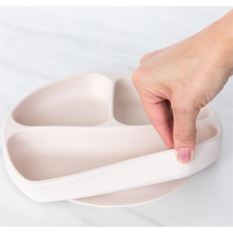 Bumkins Silicone Grip Dish - Sand Image 6