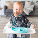 Bumkins Sleeved Bib for Girl or Boy Feeding, Born This Way Image 2