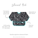 Bumkins Sleeved Bib for Girl or Boy Feeding, Born This Way Image 4