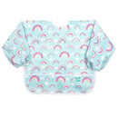 Bumkins - Sleeved Bib, Rainbows Image 1