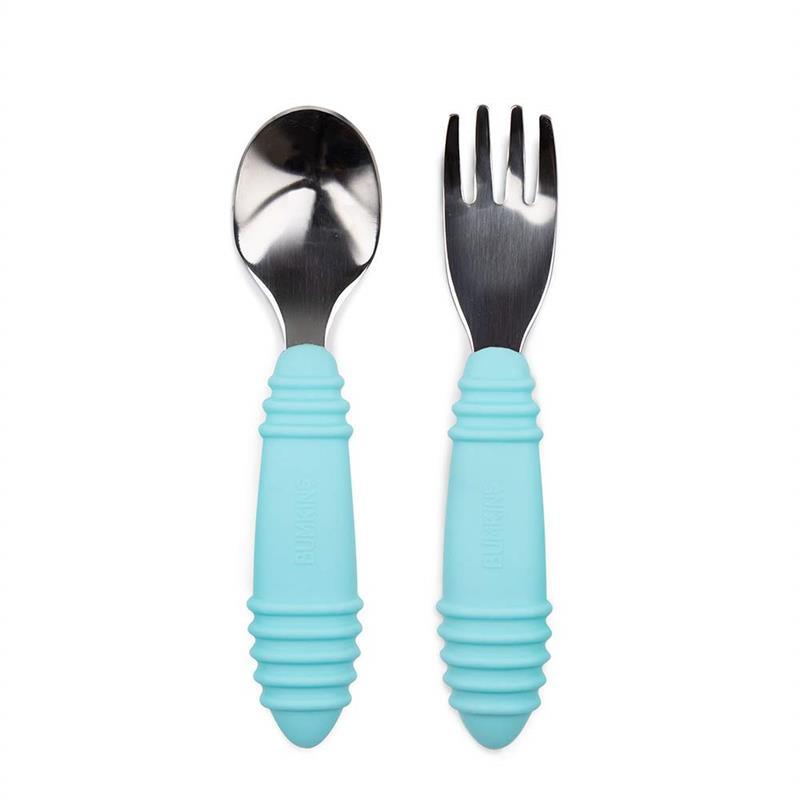 Bumkins - Spoon & Fork, Blue Image 1