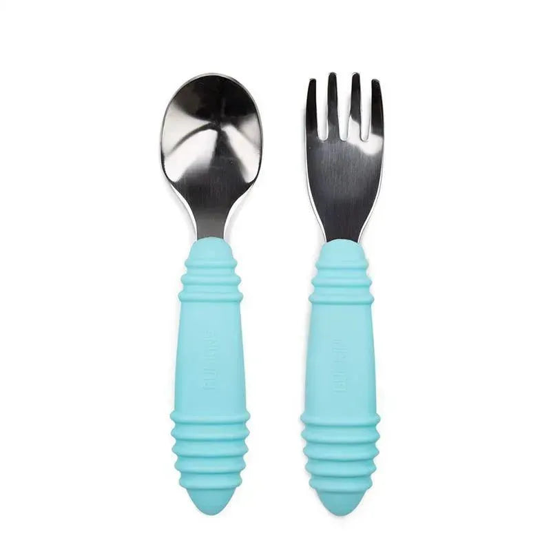 Bumkins - Spoon & Fork, Blue Image 1