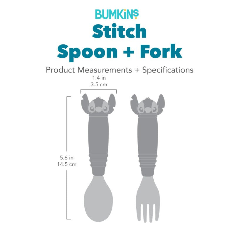 Bumkins Spoon + Fork - Stitch Image 8