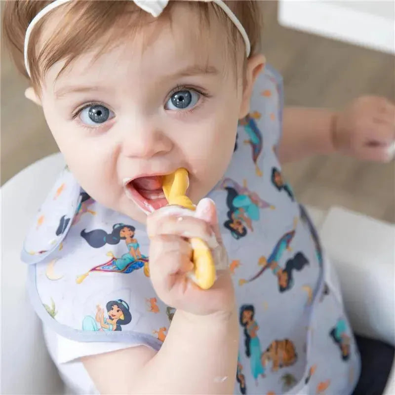 Bumkins Superbib 3 Pack: Magical World , Ariel And Jasmine Image 3