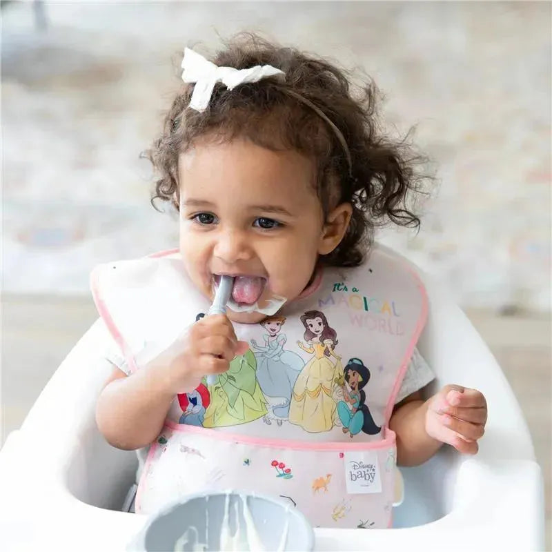 Bumkins Superbib 3 Pack: Magical World , Ariel And Jasmine Image 5