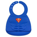 Bumkins Superman Silicone Bib, 6-24 months Image 1