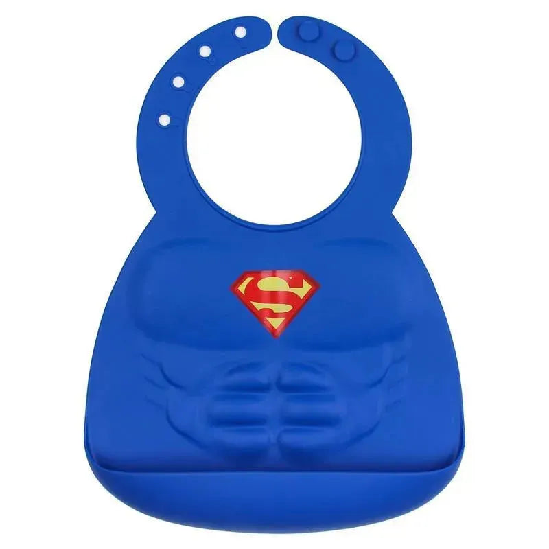 Bumkins Superman Silicone Bib, 6-24 months Image 1