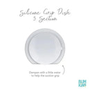 Bumkins - Toddler and Baby Suction Plates, Gray Image 3