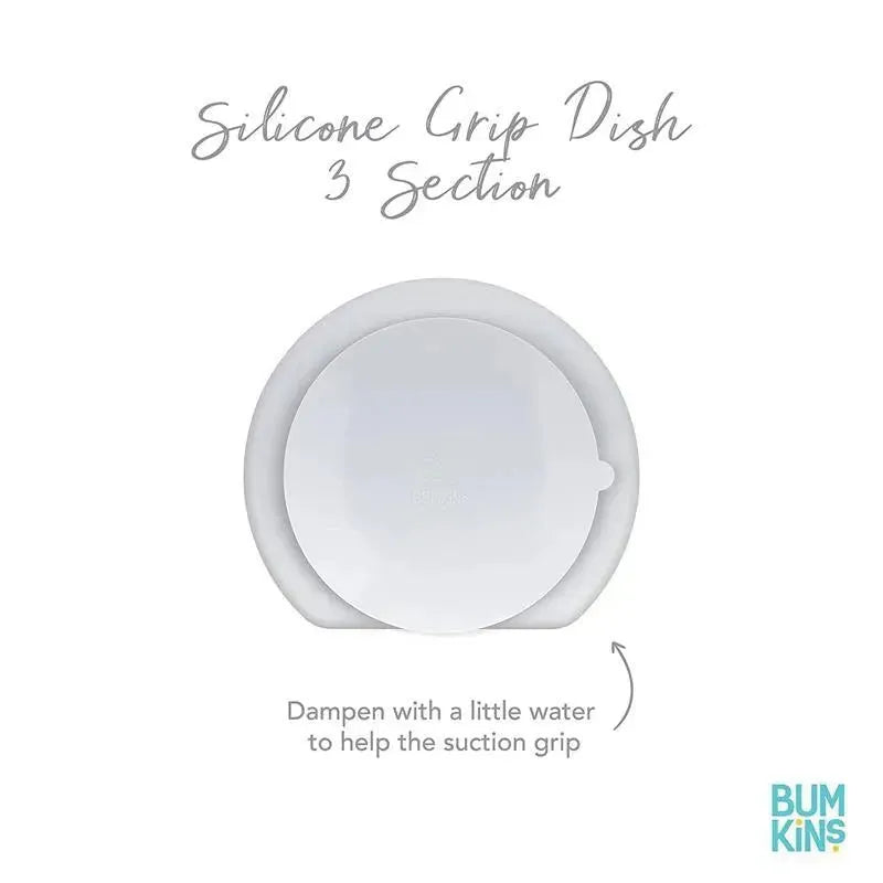 Bumkins - Toddler and Baby Suction Plates, Gray Image 3